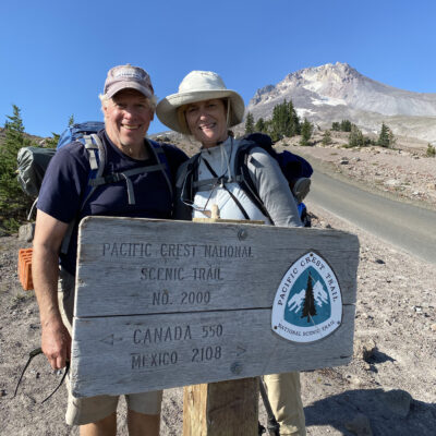 David E Jones and Wife Hiking at Pacific Crest National Scenic Trail Photo Gallery